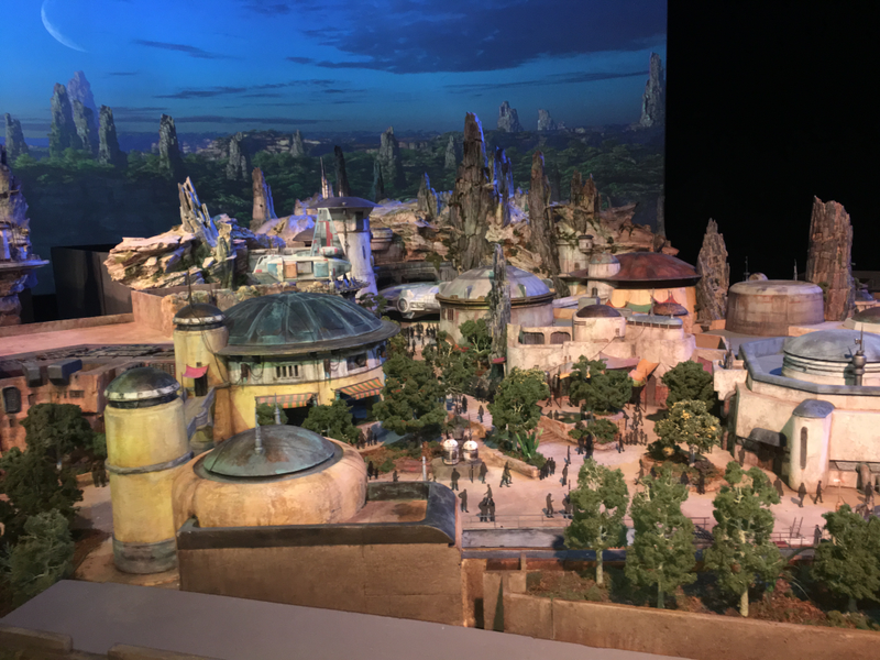 Illustration for article titled Here's Your First Look at an Insanely Detailed Model of Disney's Star Wars Land (UPDATED)